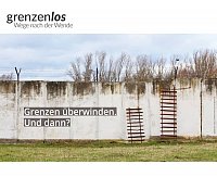 Plakat zur Masterprsentation "Grenzenlos"