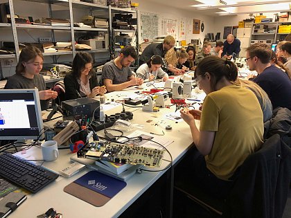 Exkursion mit Masterstudierenden zum Signallabor des Fachgebiets Medienwissenschaft an der Humboldt-Universitt Berlin mit DDr. Stefan Hltgen  MLU Halle-Wittenberg